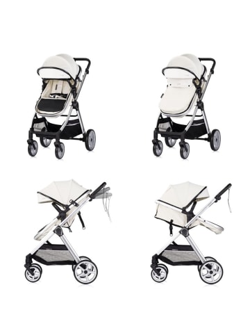 Chipolino Kombikinderwagen 2 in 1 Vista in weiß