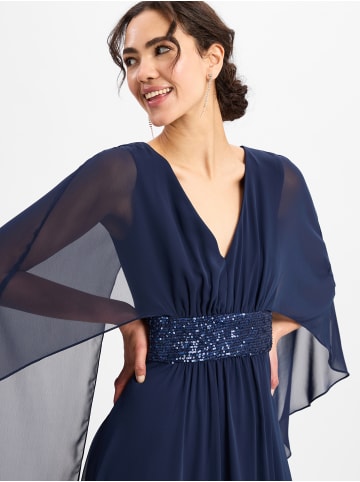 SWING Abendkleid in marine - 0001