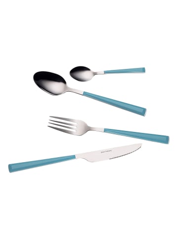 Echtwerk 24 tlg. Set Tafelbesteck "Basic" in Hellblau