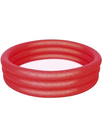 Bestway 3-Ring Planschbecken Classic in Rot ab 2 Jahre