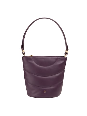 DuDu Barbara Schultertasche Leder 21.5 cm in deep purple