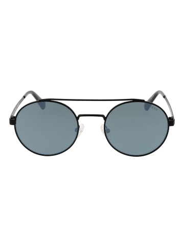 Guess Frauen Sonnenbrille Rund Schwarz