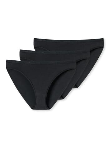 UNCOVER BY SCHIESSER Slip 3er Pack in Schwarz