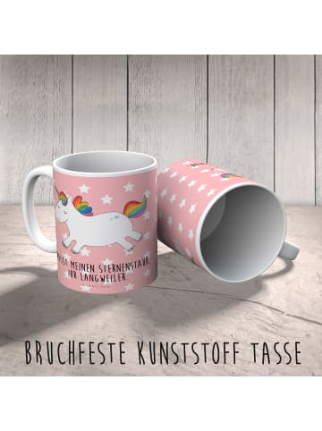 Mr. & Mrs. Panda Kinderpott Einhorn Happy mit Spruch in Rot Pastell