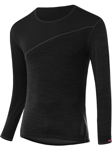 Löffler Unterhemd M Shirt L/S Transtex in Schwarz