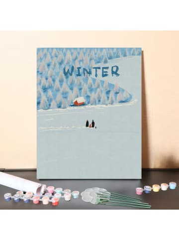ARTNANAS DIY Malen nach Zahlen Set-"Wintertraum" 