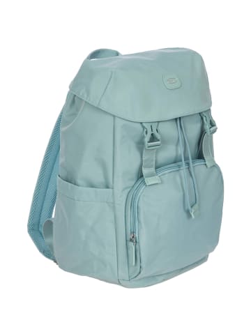 BRIC`s Positano - Rucksack 40 cm (emerald green) in light blue