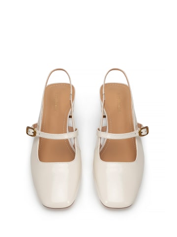 Wittchen Damenschuhe Mary Jane Pumps Mit Niedrigem Blockabsatz in Beige