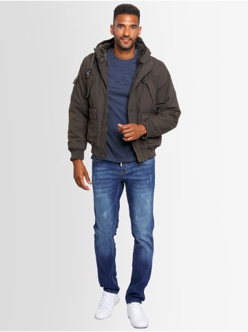 Alessandro Salvarini Winterjacke AS-139 in Dunkelgrau