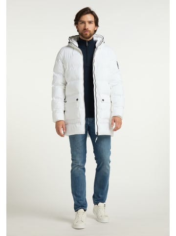 DreiMaster Maritim Winterparka in Weiss