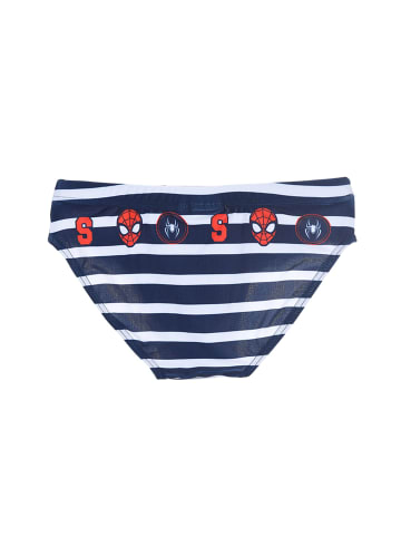 Spiderman Badehose Slip in Dunkel-Blau