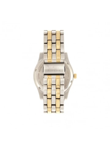 Elevon Garrison Armbanduhr mit Datumsanzeige in Gold/White