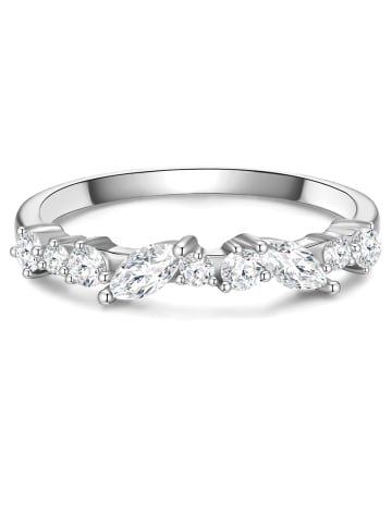 Glanzstücke München Ring aus Sterling Silber mit Zirkonia in silber