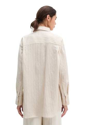 Marc O'Polo Boyfriend-Bluse loose in Grey Silk