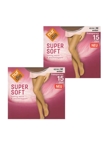 Nur Die  Feinstrumpfhose Supersoft 15 DEN in Amber