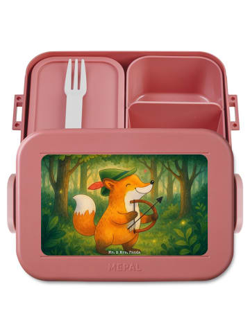 Mr. & Mrs. Panda Lunchbox Schütze Astrologie Design ohne Spruch in Rot Pastell