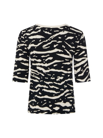 MARC CAIN SPORTS  T-Shirt in schwarz weiß