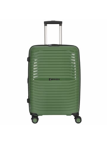 Stratic Bright+ - 4-Rollen-Trolley 66 cm M erw. (silver) in olive