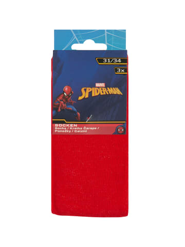 ONOMATO! 3er-Set: Socken Spider-Man in Mehrfarbig