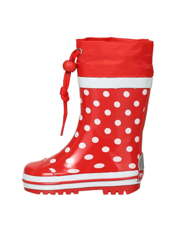 Playshoes Gummistiefel Punkte in Rot