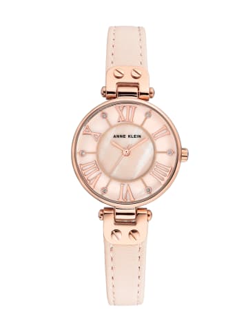 Anne Klein Quarzuhr Leather Dreams in pink / rosegold