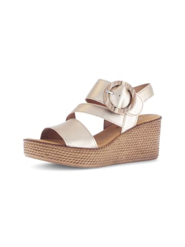 Gabor Keilsandaletten in gold