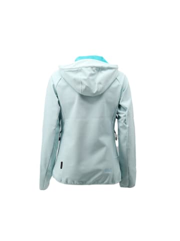 Jack Wolfskin Jacke Sky Peak Softshell HDD Sportive Tech Melange in Blau