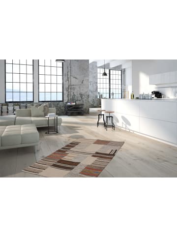 Kayoom Kurzflor Teppich Radical 220 in natural - rechteckig