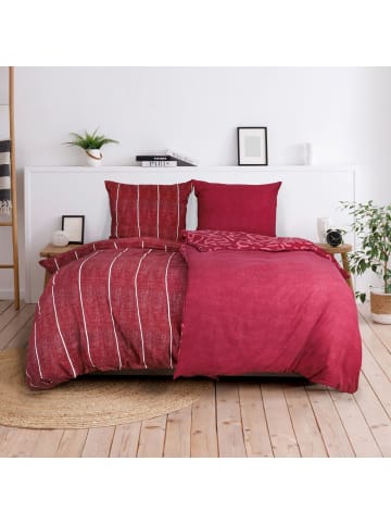 ESPRIT Winter Bettwäsche FLANELL in Rot