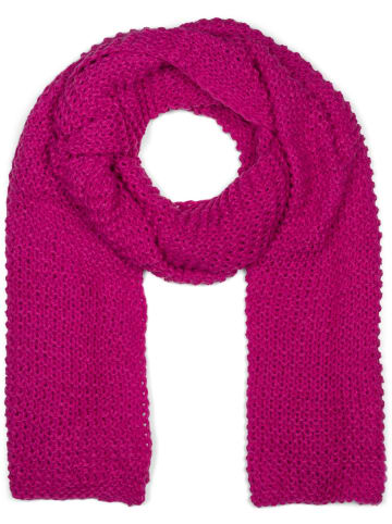 styleBREAKER Strickschal in Magenta