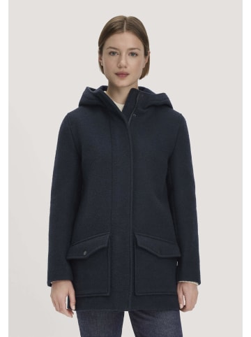 Hessnatur Hessnatur Rhön-Parka mit Kapuze Regular aus Rhönwolle und europäischer Schurwolle in marine