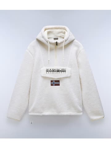 Napapijri Fleecejacke/Fleecepullover "T-Burgee Curly" in Beige