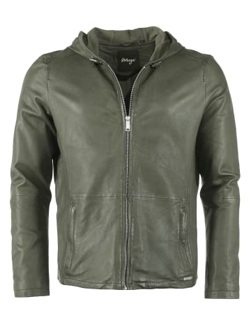 Maze Lederjacke 42021109 in oliv