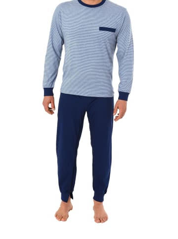 NORMANN Pflegeoverall langarm Reissverschluss - 35971 in blau