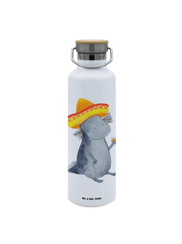 Mr. & Mrs. Panda thermos trinkflasche Axolotl Tequila ohne Spruch in Weiß