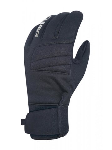 Chiba Classic Winter Vollfingerhandschuh Schwarz   - unisex, winddicht,