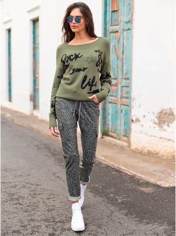 Heine Pullover in khaki