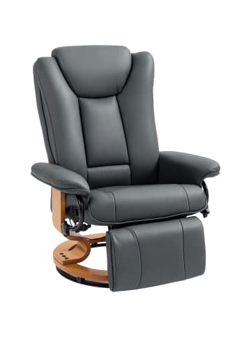HOMCOM Relaxsessel-78L x 88B x 103H cm-Dunkelgrau