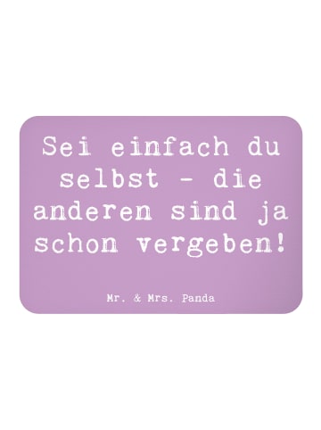 Mr. & Mrs. Panda Kühlschrank Magnet Spruch Selbstakzeptanz Einzi... in Lavendeltraum