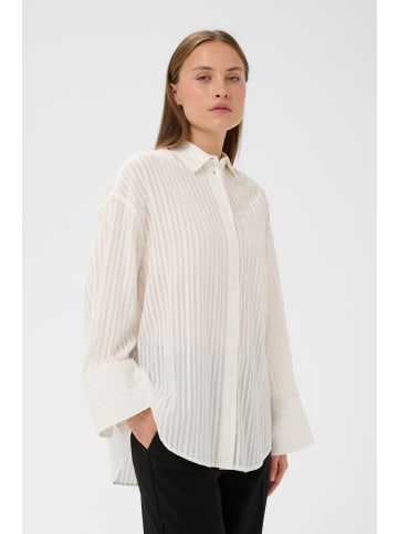 Soaked in Luxury Langarm - Hemd SLBianca Oversize fit in Broken White