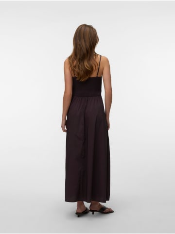 Vero Moda Gesmoktes Kleid in Chocolate Torte