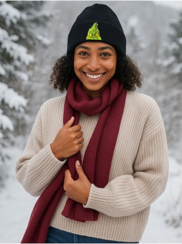 The Grinch The Grinch Strickmütze Wintermütze Wollmütze Beanie Mütze in schwarz