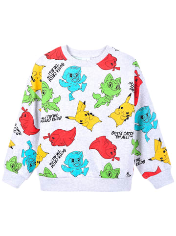 Pokémon Sweatshirt Pokémon in Hellgrau