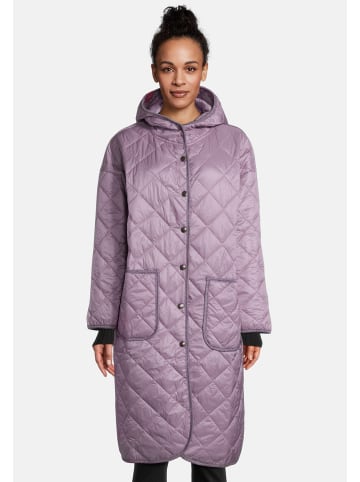 Salzhaut Steppmantel HUSNA in Purple