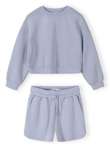 Minoti 2-tlg Langarmshirt & Hose 30SCUBA155 in Blau