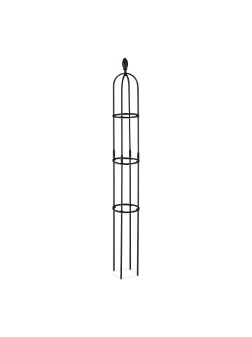 2 x Rankhilfe in Schwarz - (H)160 x Ø 20 cm