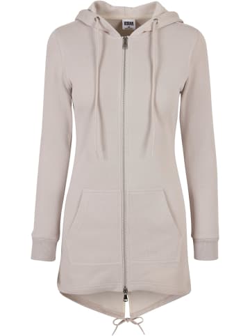 Urban Classics Zip-Kapuzenpullover in warmgrey