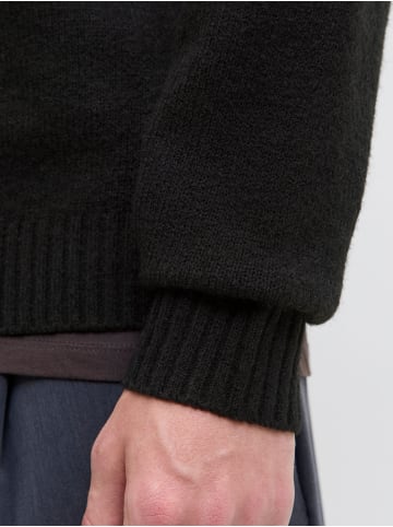 JACK & JONES PLUS Gestricktes T-Shirt in Black