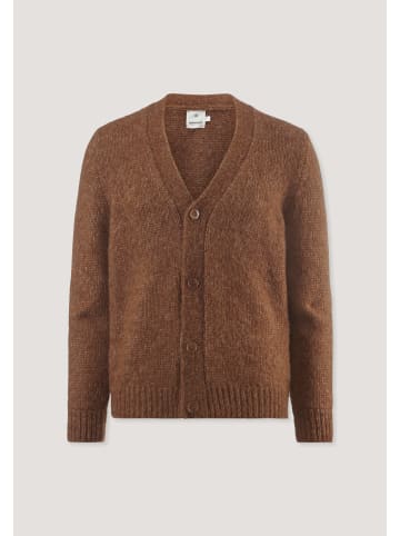 Hessnatur Strick Jacke in cognac
