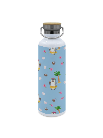 Mr. & Mrs. Panda Trinkflasche Pinguin Kokosnuss ohne Spruch in Transparent